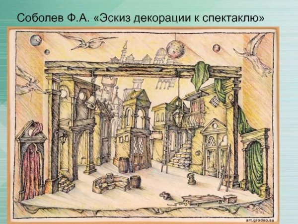 Эскизы декораций к опере Ромео и Джульетта