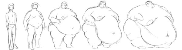 Толстые люди референс