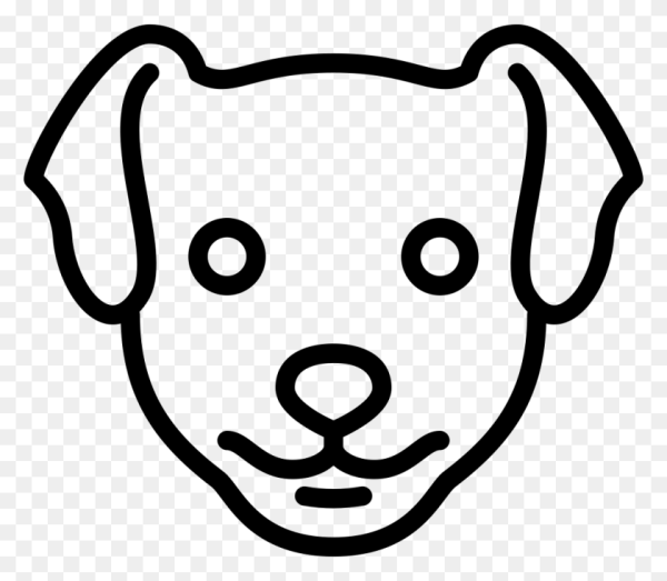 Очертание морды собаки