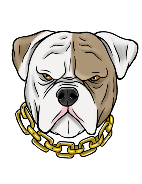 Нарисовать бульдога