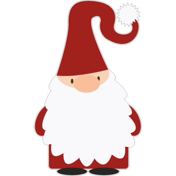 Новогодний Гном рисунок