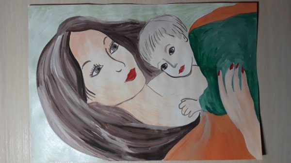 Конкурс рисунков моя мама