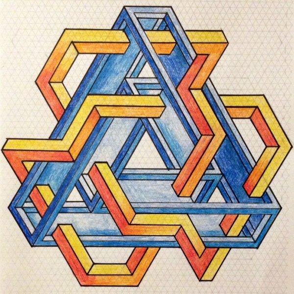 Треугольник Пенроуза Эшер