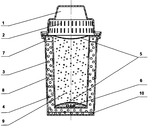 Патронный фильтр для воды схема
