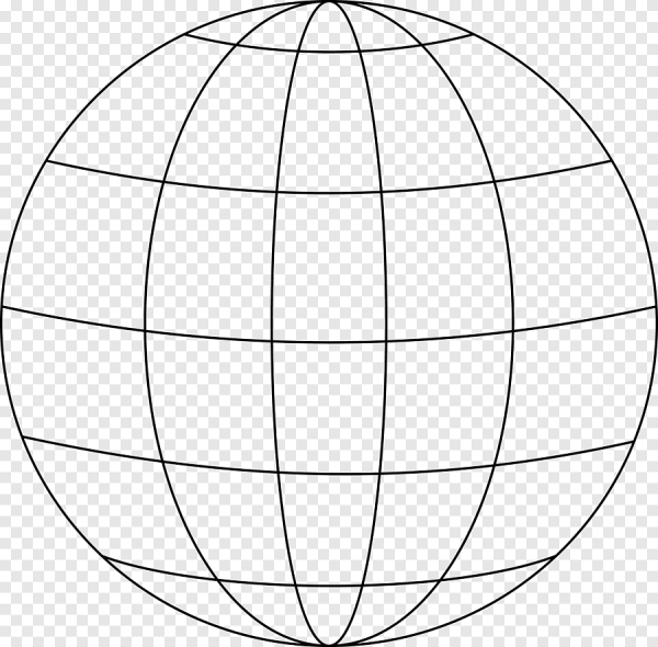 Шар с линиями