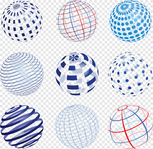 Координатная сетка на глобусе