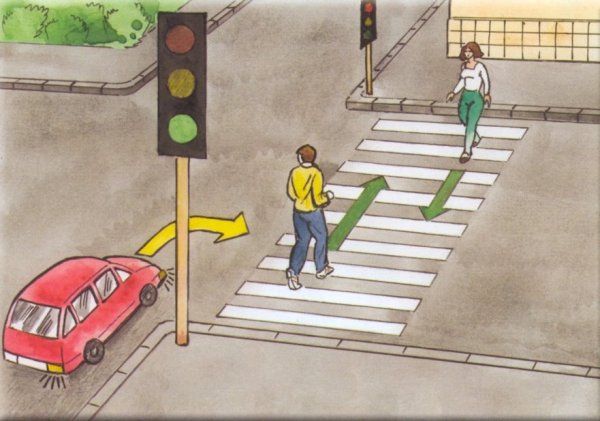 Регулируемый пешеходный перекресток