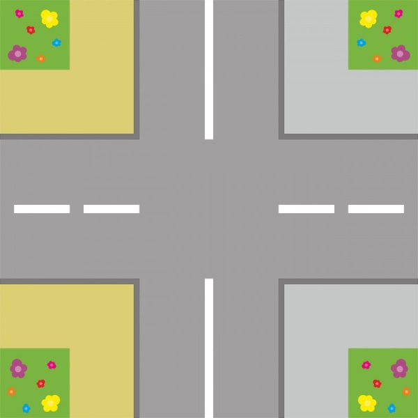 Четырехсторонний перекресток ПДД