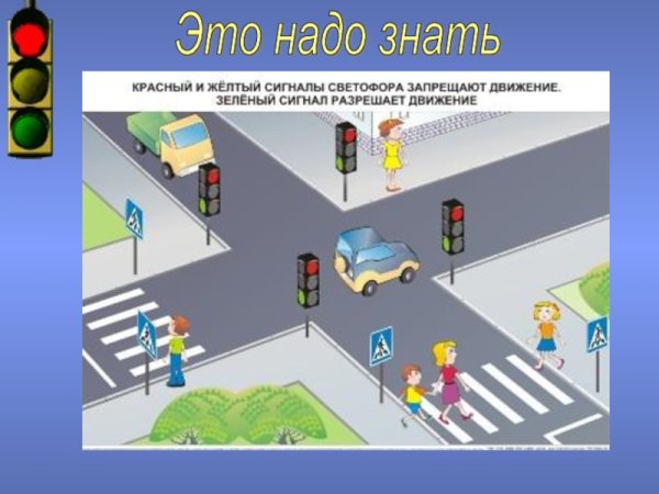 Перекресток ПДД для детей