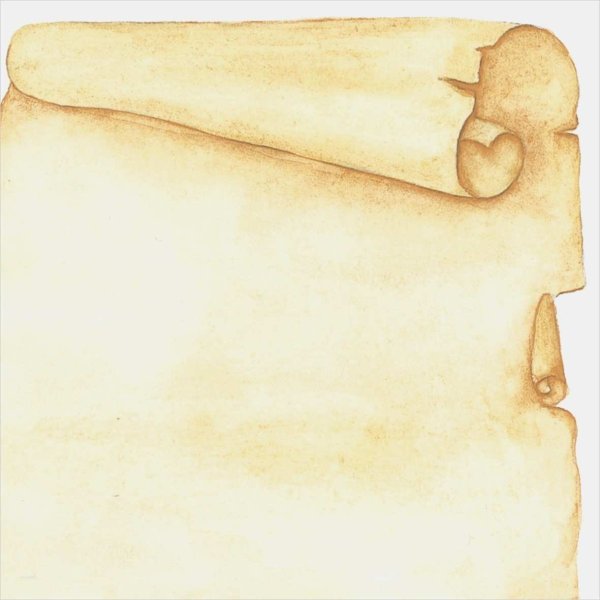 Свиток с печатью шаблон