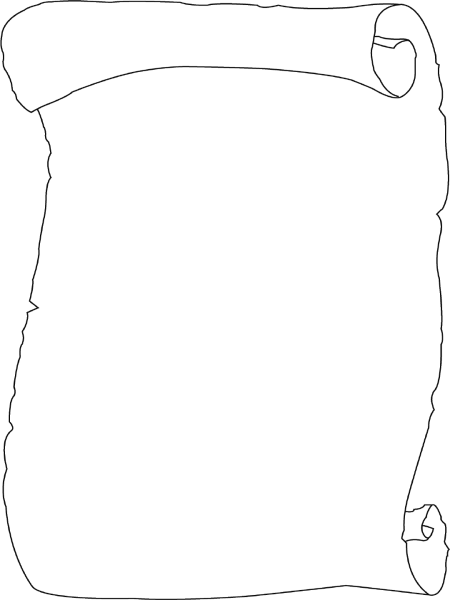 Свиток на прозрачном фоне