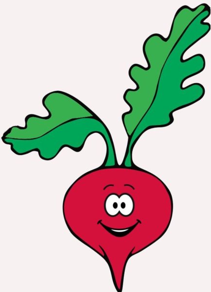 Редиска мультяшка