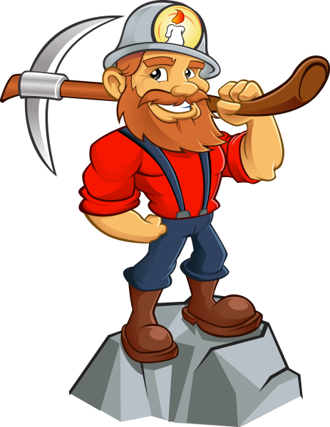 Шахтер карандашом