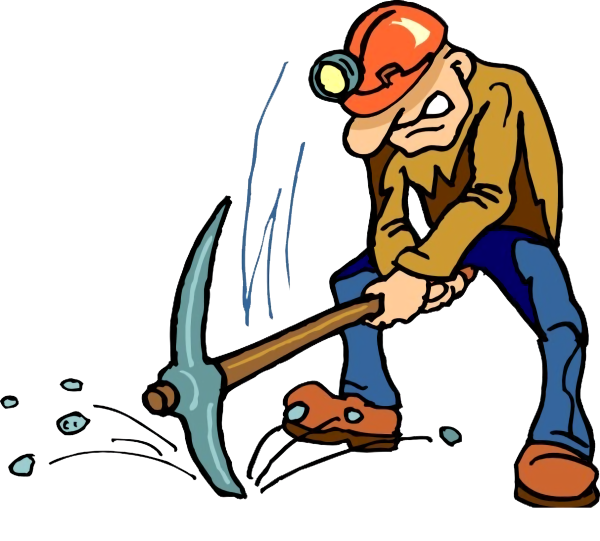 Шахтер профессия иллюстрация