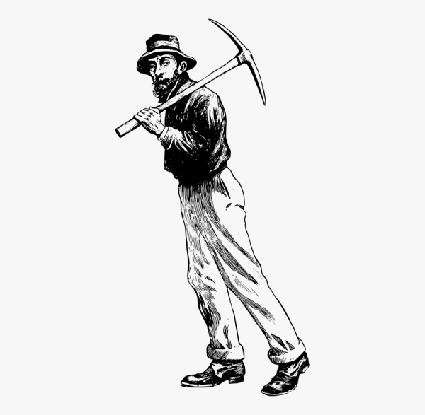 Шахтер иллюстрация