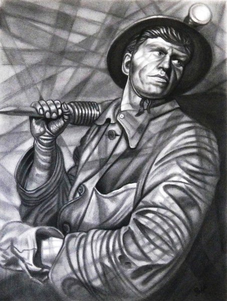 Шахтер иллюстрация