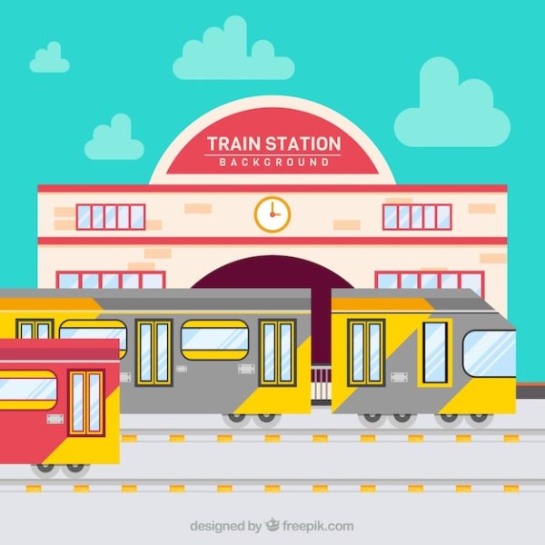 Станция мультяшная