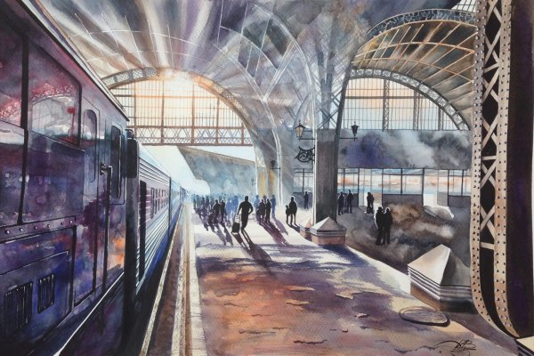 Раскраска вокзал