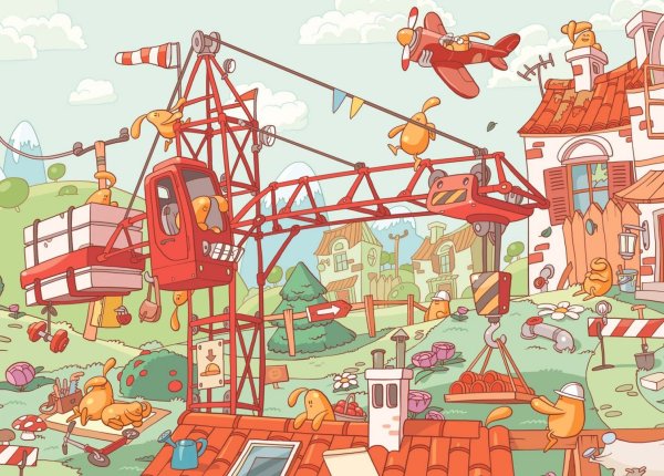 Виммельбух железная дорога