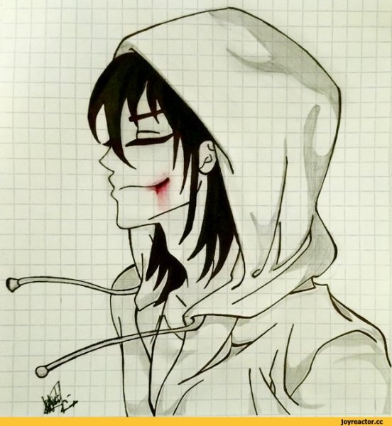 Безглазый Джек для срисовки