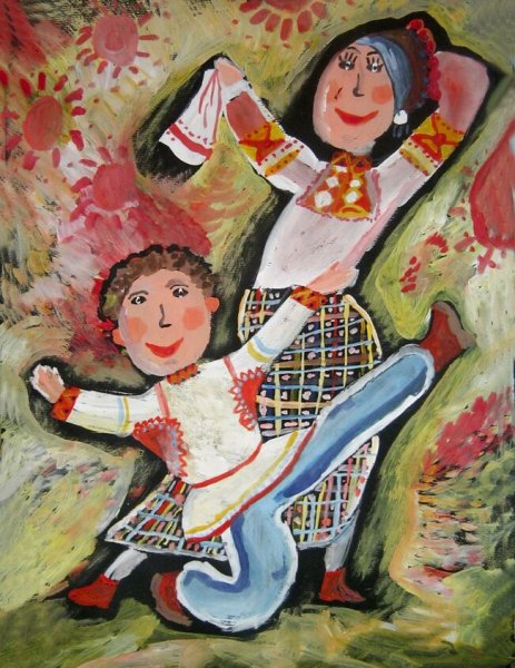 Картины художников с русскими плясками