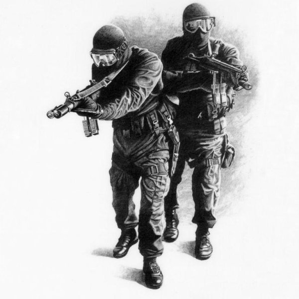 Спецназ. Раскраска