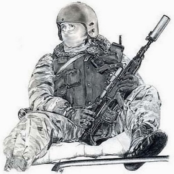 Спецназ. Раскраска