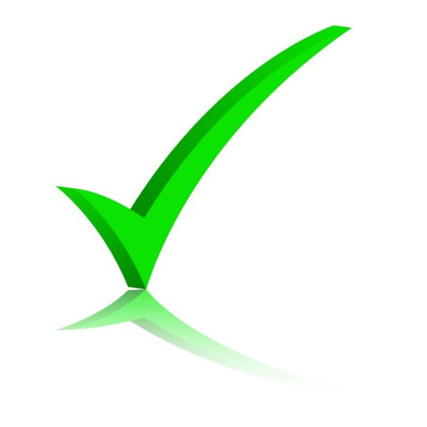 Зеленая галочка