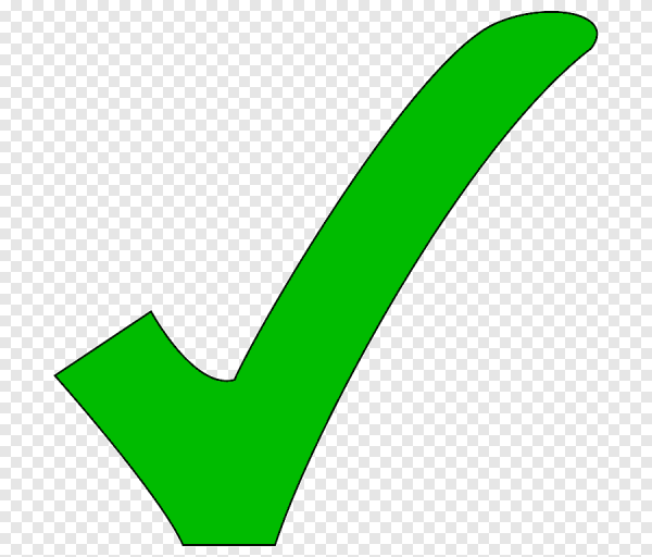 Зеленая галочка фото