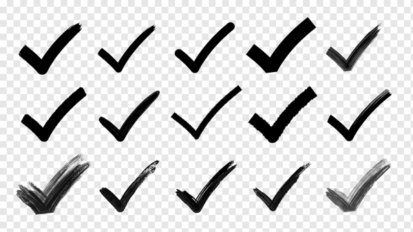 Галочка рукописная