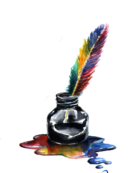 Перо для рисования чернилами