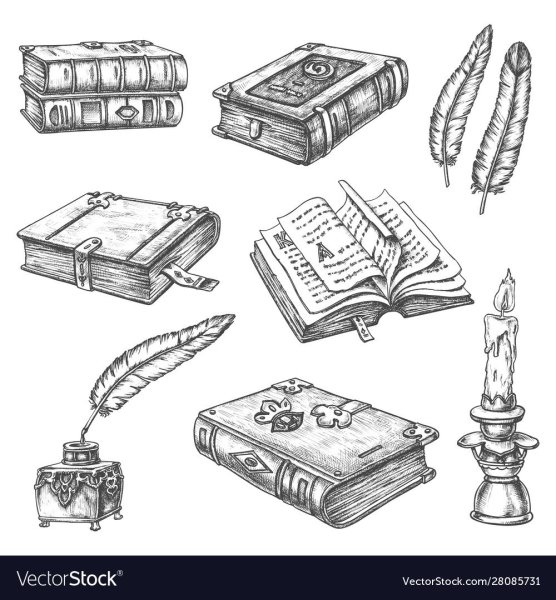 Перо и чернила раскраска