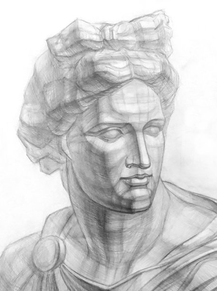 Аполлон Бельведерский гипс