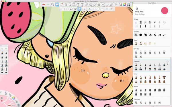 Рисунки в Sketchbook приложение