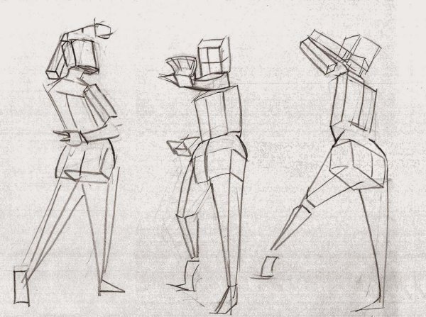 Бумажный человек рисунок