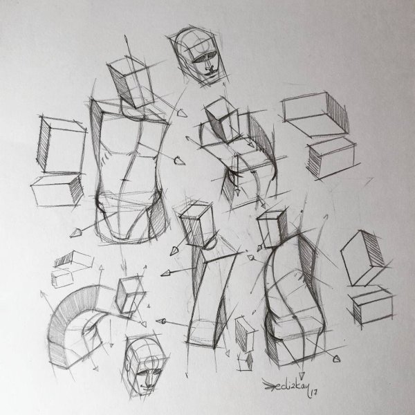 Человек из геометричеческихтел