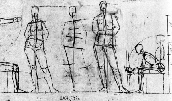 Готтфрид Баммес изображение фигуры человека