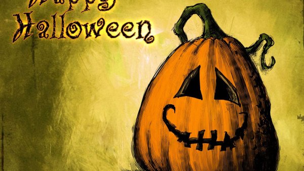 Открытка на Хэллоуин