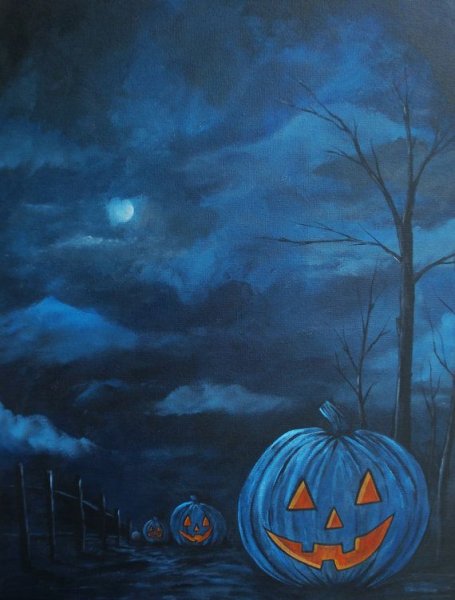 Раскраска Хэллоуин