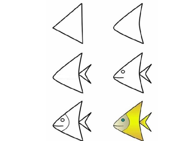 Схематичное изображение рыбы