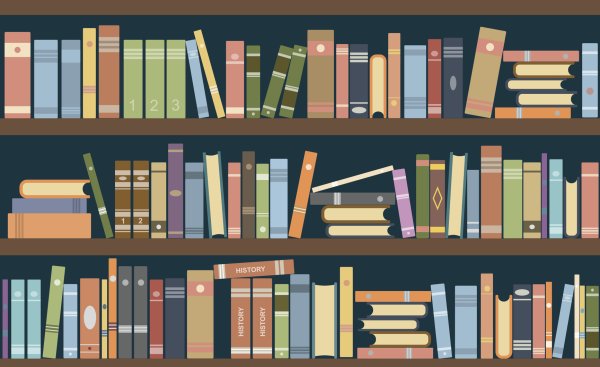 Книжные полки Графика