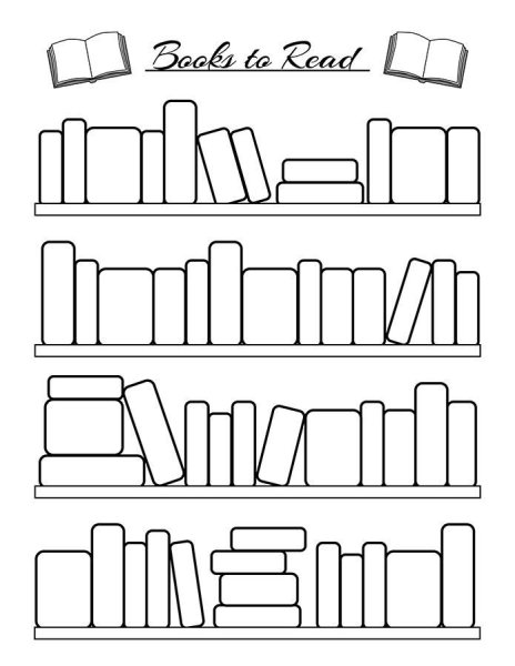 Трекер книг Bullet Journal