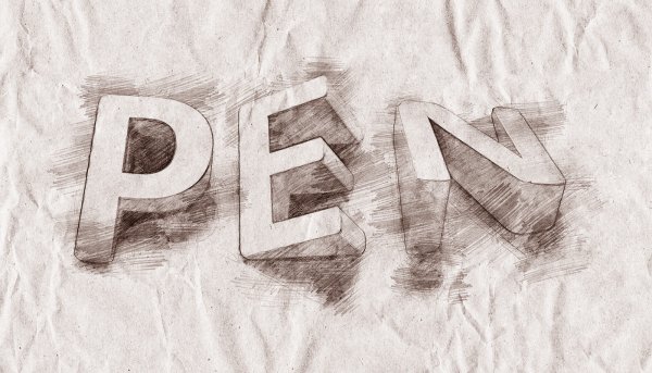 Карандашный шрифт