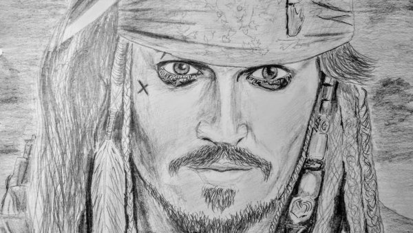 Портрет Джонни Джека воробья