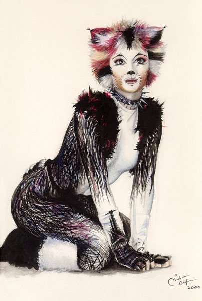 Иллюстрация к мюзиклу кошки легко