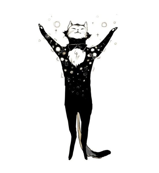 Мюзикл кошки карандашом