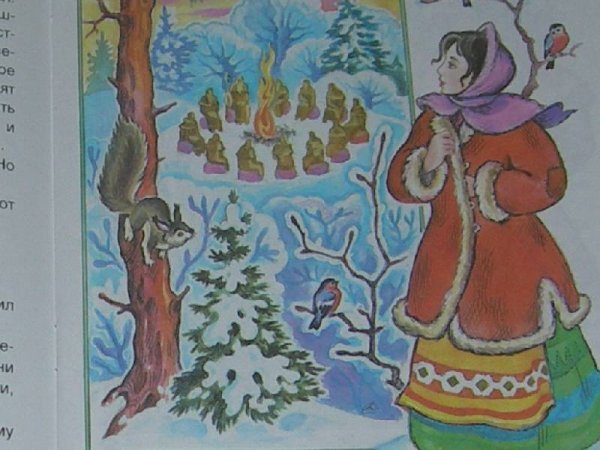 Иллюстрация к пьесе 12 месяцев