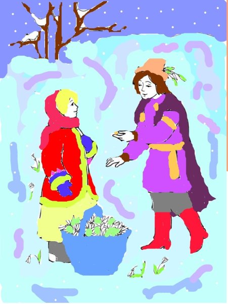 Сказка 12 месяцев картинки