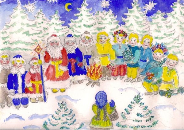 Рисование по сказке 12 месяцев подготовительная группа