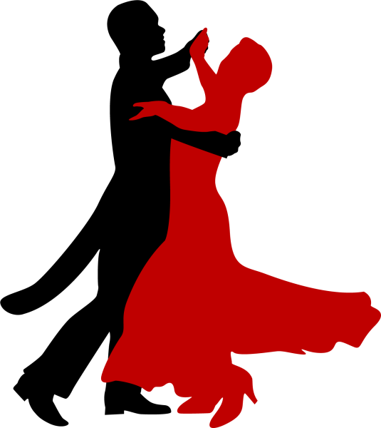 Бальные танцы силуэт